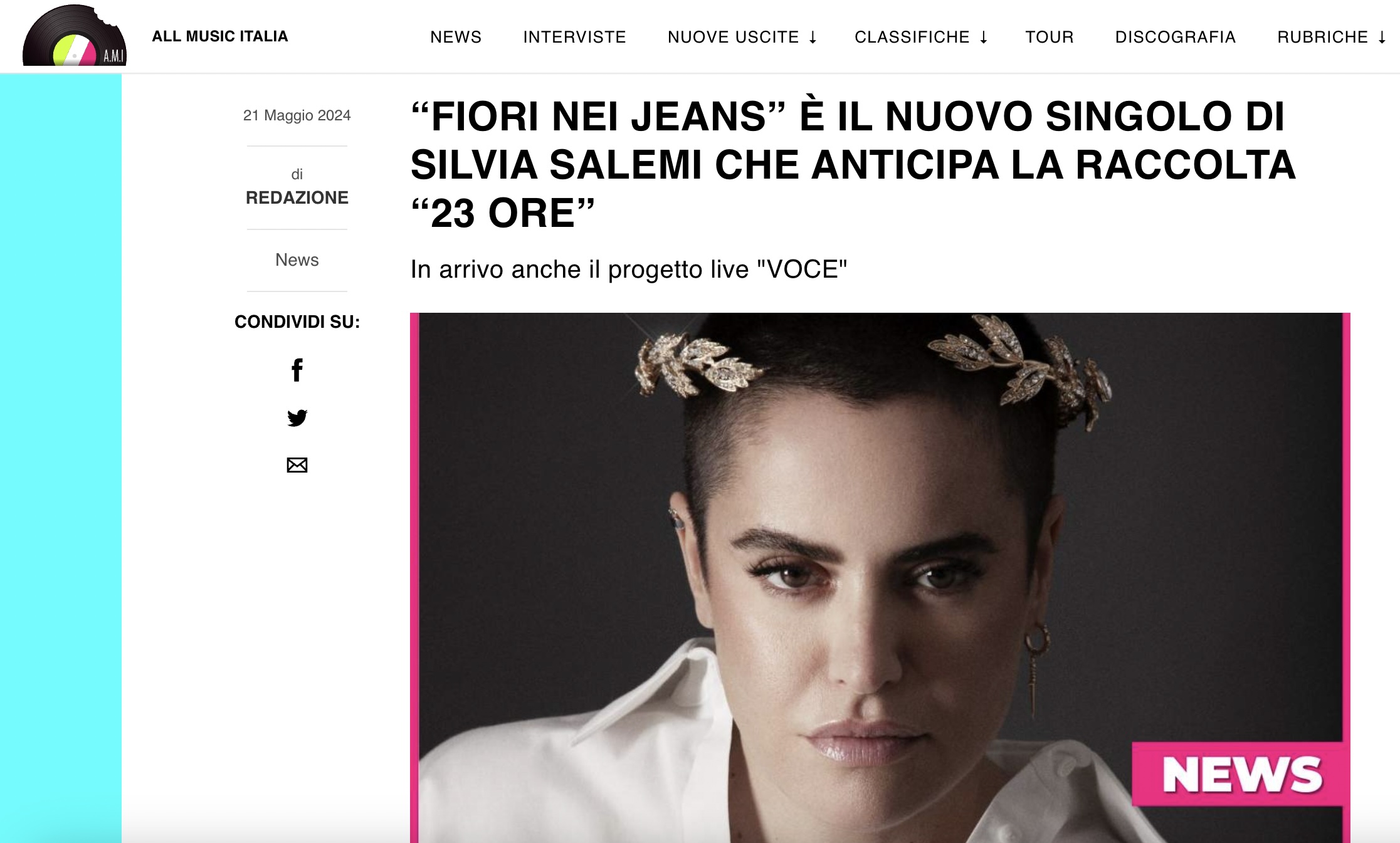 Silvia Salemi All Music Italia